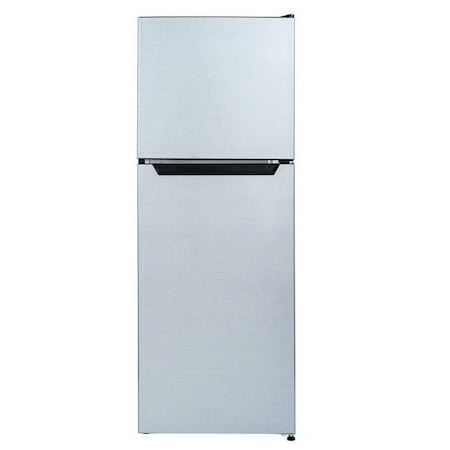 Magic Magic HMDR480SE 4.8 cu ft. 2-Door Mini Fridge in Stainless Look with Freezer HMDR480SE